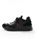 Фото #3 товара Polo Ralph Lauren Trackster 200 trainer with red logo in black