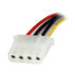 StarTech.com 12in SATA to LP4 Power Cable Adapter - F/M - 0.3048 m - SATA 15-pin - Molex (4-pin) - Male - Female - Straight