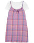 Фото #5 товара Kid Plaid 2-Piece Dress Made With LENZING™ ECOVERO™ 4