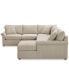 Фото #7 товара Wrenley 138" 5-Pc. Fabric Modular Sleeper Chaise Sectional Sofa, Created for Macy's