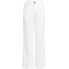 Women's High Rise Wide Leg Linen Pleated Pants