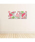 Фото #3 товара Sweet Watermelon - Fruit Wall Art Room Decor - 7.5 x 10 inches - Set of 3 Prints