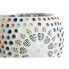 Candleholder DKD Home Decor White Multicolour Crystal 13 x 13 x 9 cm