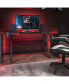 Фото #3 товара Professional Gaming Ergonomic Desk With Cup Holder And Headphone Hook