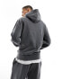 Фото #4 товара COLLUSION Varsity hoodie in grey