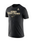 ფოტო #2 პროდუქტის Men's Black Army Black Knights Baseball Legend Performance T-shirt
