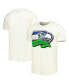 ფოტო #4 პროდუქტის Men's Cream Seattle Seahawks Sideline Chrome T-shirt