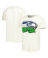 Men's Cream Seattle Seahawks Sideline Chrome T-shirt Бежевый, L - фото #4