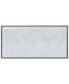 Фото #1 товара White Snow B Textured Metallic Hand Painted Wall Art by Martin Edwards, 24" x 48" x 1.5"