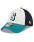 Фото #1 товара Men's Cream Seattle Mariners 2024 Batting Practice 39THIRTY Flex Hat