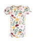 ფოტო #10 პროდუქტის Baby Girls Short Sleeve T-Shirts, Fall Botanical