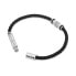 Men´s Ryder Black Leather Bracelet PEAGB0036201