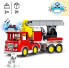 Фото #14 товара LEGO DUPLO Town Fire Engine Toy, Educational Toy for Toddlers from 2 Years, Set with Blue Light and Martin Horn, Fireman and Cat, for Girls and Boys 10969