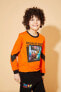 Фото #1 товара Erkek Çocuk Kral Şakir Hologramlı Sweatshirt