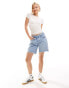 Cotton On ruched front crop t-shirt in stone