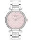 Women's Cary Silver-Tone Stainless Steel Bracelet Watch 34mm