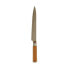 Кухонный нож 3 x 33,5 x 2,5 cm Серебристый Коричневый Нержавеющая сталь Бамбук (12 штук)
