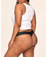 ფოტო #2 პროდუქტის Plus Size Annie Thong Thong Panties (Pack Of 3)