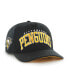 Фото #2 товара Men's Black Pittsburgh Penguins Block Arch Hitch Snapback Hat