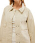 Фото #4 товара Women's Suzy Snap Front Cotton Linen Jacket