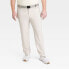 Фото #1 товара Men's Big & Tall Golf Pants - All in Motion Stone 34x34