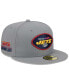 Фото #2 товара Men's Gray New York Jets Color Pack 59FIFTY Fitted Hat