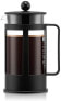 Фото #1 товара Bodum 1.0 Litre Borosilicate Glass Kenya 8 Cup Coffee Maker, Black