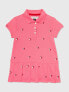 Фото #1 товара Babies' Heart Logo Pleated Polo Dress