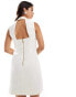 Фото #2 товара Closet London high neck sleeveless mini dress in ivory