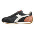 Фото #6 товара Diadora Equipe Suede Sw Lace Up Mens Black Sneakers Casual Shoes 175150-80016