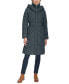 ფოტო #5 პროდუქტის Women's Bibbed Hooded Puffer Coat