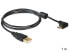 Delock USB2.0 1m - 1 m - USB A - Micro-USB B - USB 2.0 - Male/Female - Black