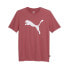 Фото #1 товара Puma Essential Cat Logo Crew Neck Short Sleeve T-Shirt Mens Red Casual Tops 678