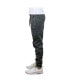 Фото #2 товара Men's Slim-Fit Marled Fleece Joggers with Zipper Side Pockets