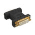 Фото #5 товара InLine DVI-I Adapter digital + analog 24+5 female / female black gold plated