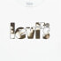 Футболка Levi's Camo Poster Logo Bright Белый