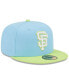 Фото #3 товара Men's Light Blue, Neon Green San Francisco Giants Spring Color Two-Tone 59FIFTY Fitted Hat