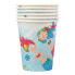 Фото #1 товара Бутылка для хранения продуктов ATOSA Набор из 6 бумажных чашек 6 русалок морского царства 10 см