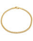 ფოტო #3 პროდუქტის 14K Gold Curb Cuban 3mm Chain Bracelet, 7.0", approx. 2.3grams