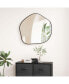 Фото #2 товара Irregular Wall Mirror 29.5" x27.5" Metal Frame Asymmetrical Mirror