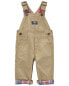 Фото #5 товара Baby Classic Plaid-Lined Canvas Overalls 3M