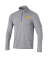 Men's Heathered Gray Iowa Hawkeyes Field Day Team Quarter-Zip Jacket