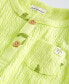 Baby Boys 2-Pc. Large Palm Henley Romper & Hat Set, Created for Macy's