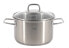 Фото #1 товара Fissler Hamburg® Kochtopf Induktion mit Glasdeckel Edelstahl 24 cm Ø 5,8 L