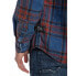 Фото #5 товара Рубашка длинный рукав Replay M4095A.000.52612 Индиго клетчатый хлопковый твил