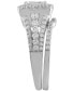 ფოტო #3 პროდუქტის Diamond Princess Halo Bridal Set (1-1/2 ct. t.w.) in 14k White Gold