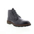 Фото #4 товара Roan by Bed Stu Barr FR80422 Mens Black Leather Lace Up Casual Dress Boots