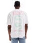 Фото #3 товара ASOS DESIGN unisex oversized license band t-shirt in white with Nirvana graphic prints