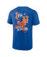 Men's Royal New York Mets Split Zone T-Shirt Синий, L - фото #3