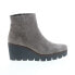 Фото #1 товара Gabor 34-780-19 Womens Gray Suede Slip On Ankle & Booties Boots 40.5